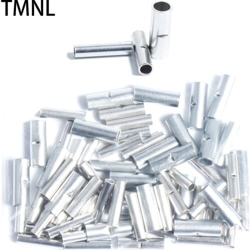 Steel line Aluminum Crimp Sleeves Connector Round Copper Fishing Tube Pipe Wire Accessories DIY Electrical repair Bare Terminals