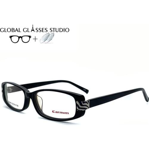 Women Men Leisure Acetate Glasses Frame Eyewear Eyeglasses Reading Myopia Prescription Lens 1.56 Index SQ-0046