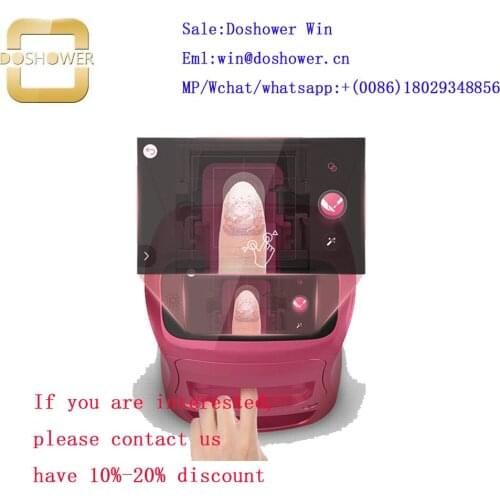 Nail art printer machine with nail printer fingers for digital nail printer machine