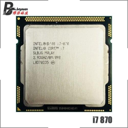 Intel Core i7-870 i7 870 2.9 GHz Quad-Core CPU Processor 8M 95W LGA 1156
