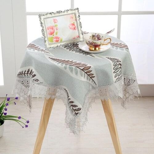 NIOBOMO Table cloths Idyllic fabric lace washing machine refrigerator dustproof cover cloth multi-purpose cover cloth