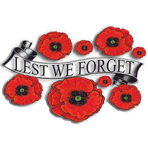 Brand New Red Poppy Flowers Home Decor New Stickers Set Mural Wall Art DIY Decals Walls Doors Windows Decoration