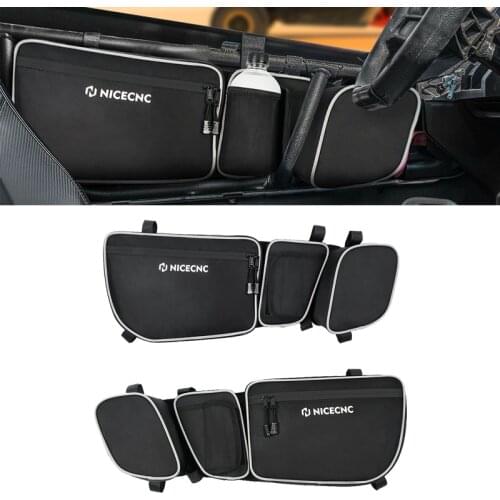 UTV Maverick X3 Front Side Door Bags Removable Nylon Knee Pad Protection For Can-am Maverick X3 XDS XMR MAX XRS Turbo 2017-2021
