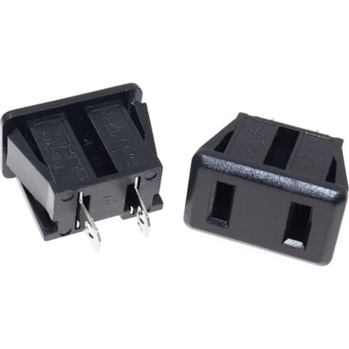 Universal Electrical AC Power Socket US American 2-pole Cabinet Industry Power Supply Outlet Socket 15A 125V