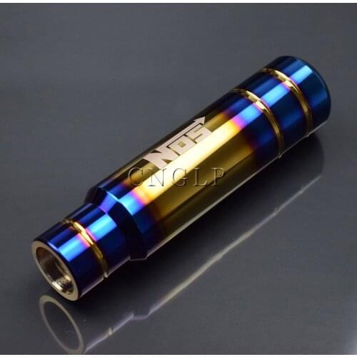 Universal Bride/NOS Burnt Blue Aluminum Car Gear Shift Knob Shifter Lever Head 13CM