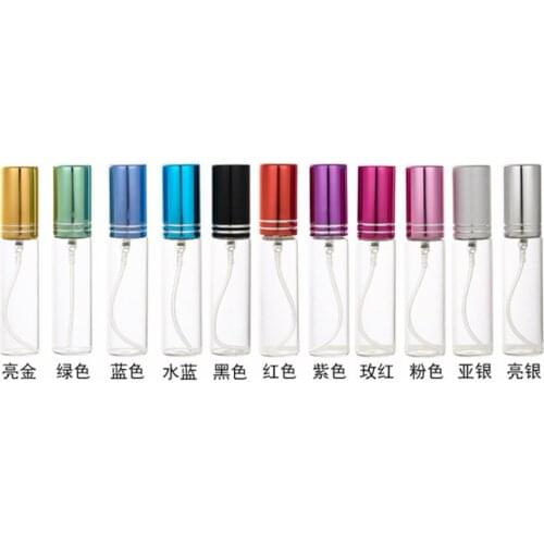 2021 New 10ml Travel Portable Glass Perfume Bottle Spray Bottles Sample Empty Containers atomizer Refillable Bottles