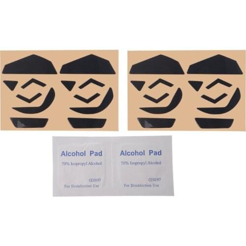 4 sets 0.6mm Mouse Skates Mouse Stickers Pad for ogitech G502 laser Mouse