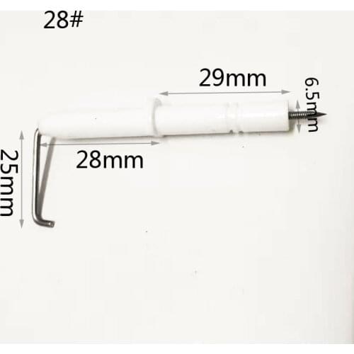 5 PCS 28# Gas cooktop Ceramic Spark Electrode Ignition for Stoves Gas Stove Accessories