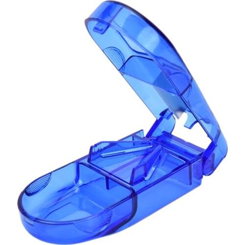 2019 Newly Case Folding Vitamin Medicine Drug 3 colors Pill Box Case Organizer Tablet Container Cutting Drugs Dropshipping