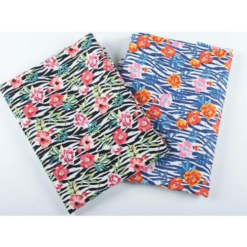Flower Floral Kids 100% Cotton Fabric,Patchwork Cloth,DIY Sewing Quilting Fat Quarters Material For Baby&Child