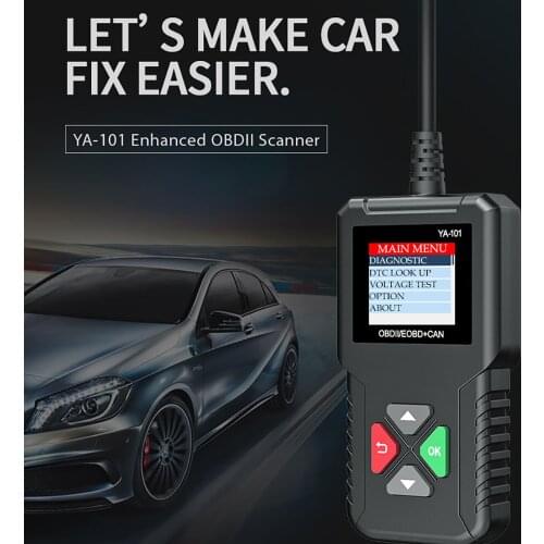 EDIAG YA101 OBD2 Car Diagnostic Tool OBDII Auto Scanner Support Graph Data Stream PK ELM327 V1.5 CR3001 AS100 Car Code Reader