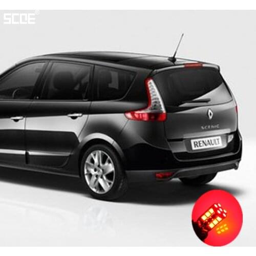 For Renault Grand Scenic 3 Fluence SCOE 2015 New 2X 30SMD LED Brake /Stop /Parking Rear /Tail Bulb /Light Source Car Styling