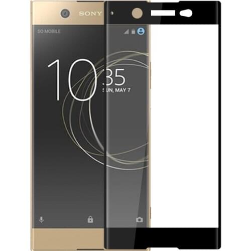 For Sony Xperia XA1 plus XA1 Ultra 3D Full Coverage Tempered Glass Screen Protector Film for Sony Xperia XA2 Ultra Dual XA2 Plus