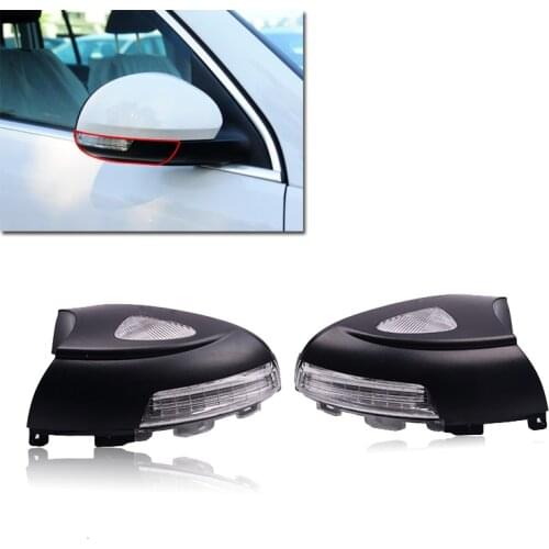 Kamshing For SKODA Yeti For VW Sharan 2012 2013 2014 Side Rearview Mirror Rearview Mirror Turn Signal Light Lamp With Curtesy