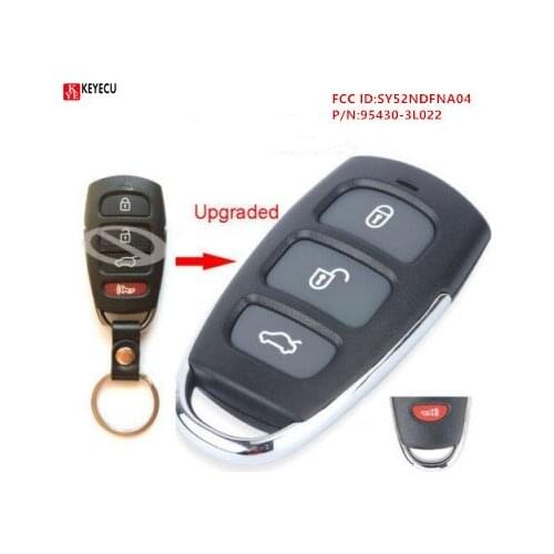 Keyecu Upgraded Remote Key Transmitter for Azera 2006-2011 for Veracruz 2007-2012 P/N:95430-3L022 , FCC ID: SY52NDFNA04