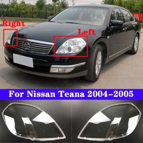 Car Front Headlight Cover For Nissan Teana 2004-2005 Light Caps Transparent Lampshade Glass Lens Shell