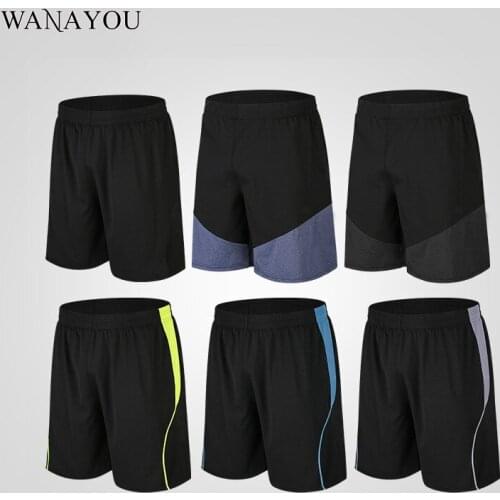 Summer Breathable Gym Running Shorts Men Dry Fit Sport Fitness Short Pants Male Tennis Basketball Soccer Gym Training Shorts