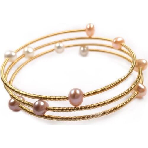 Fashion Pearls Bracelet Ladies Multi-layer Adjustable Bracelet Cuffs Bangle Exquisite Jewelry For Wedding Party Gifts