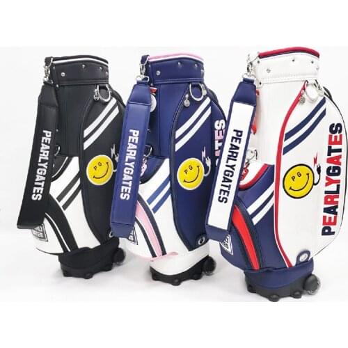 New women PG Golf bag High quality Golf clubs bag 3 colors in choice 9.5 inch Golf staff bag