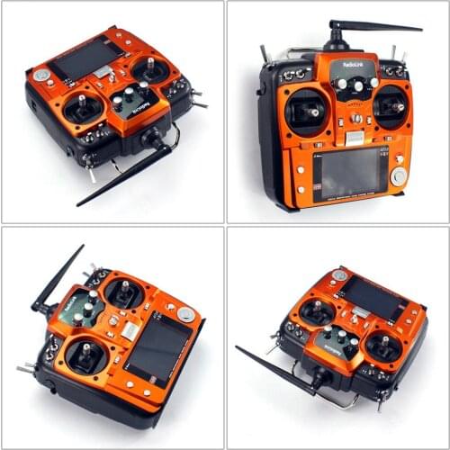 RadioLink AT10II 2.4Ghz 10CH RC Transmitter w/ R10DII Receiver PRM-01 Voltage Return Module Mode 2 for RC Helicopter Quadcopter