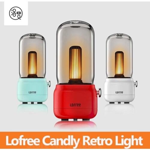 Lofree Candle Retro Light 1800k Two Light Modes USB Charging/Charging Stand LED Candly Light Creative Table Lamp