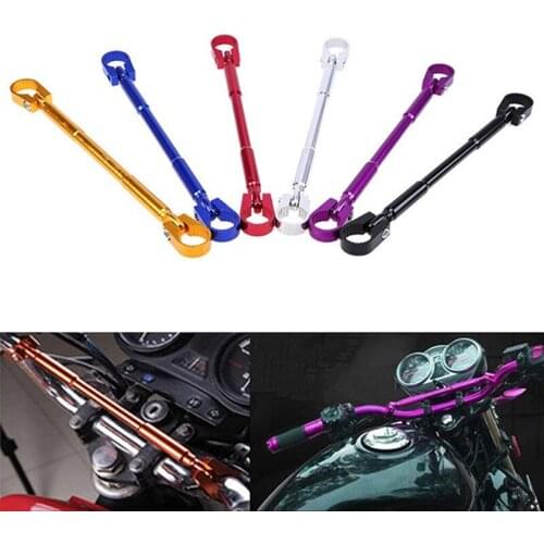 Motorcycle Bike Handlebar Cross Bar Steering Wheel Strength Lever Universal fit for most 7/8" 22mm handlebar motorcycles