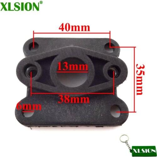 XLSION Intake Pipe Inlet Manifold For 47cc 49cc Engine Carburetor Carb Minimoto Moto ATV Quad 4 Wheeler Pocket Dirt Bike