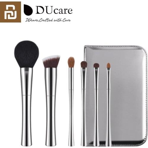 Youpin DUcare High-end makeup brush Set 6PCS Powder Blush Brush Eye Shadow Brush Blooming brush Lip brush Full Beauty Tool Mijia