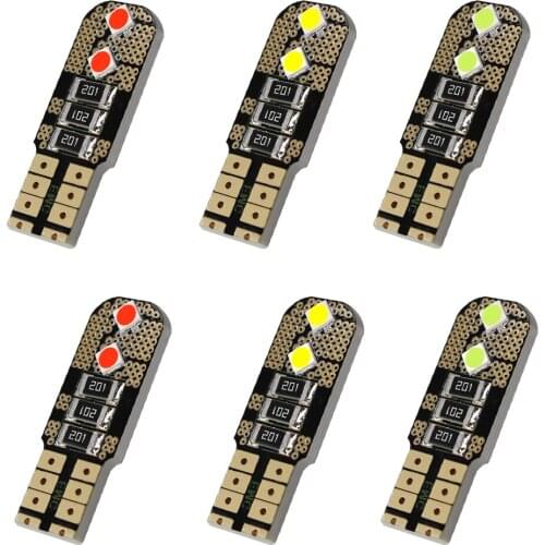 YUNPICAR 194 T10 168 2825 W5W LED Bulb Canbus Error Free Extremely Bright 3030 SMD for Dome Map Courtesy Door License Plate