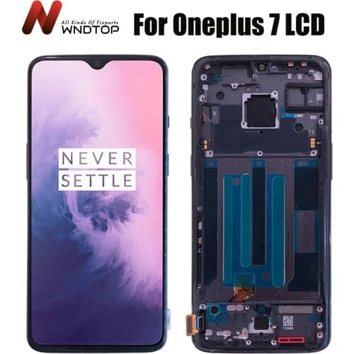 AMOLED LCD 6.41" OnePlus 7 LCD Display Screen Touch Panel Digitizer One Plus New Replacement Parts OnePlus 7 LCD