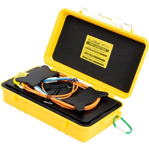 1000m Multimode OTDR Dead Zone Eliminator, Fiber Rings ,Fiber Optic OTDR Launch Cable Box with Carrying bag