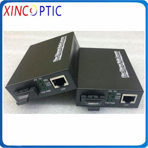 120KM 100M Singlemode Dual Fiber 1550nm SC/UPC Fiber Optic Media Converter Fiber to UTP Converter