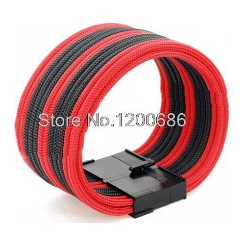 24 pin ATX Cable 24pin PSU Power extension cable M/F Extension Cable 30CM UL1007 /18AWG