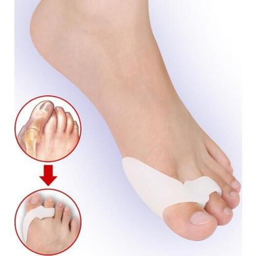 4Pair Pedicure Tools Silicone Toe Separator Toes Orthopedic Hallux Valgus Correction Finger Separador De Dedos De Los Pies