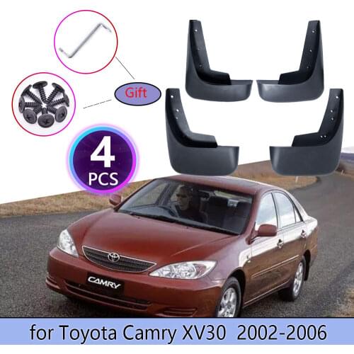 Mudguards For Toyota Camry 30 XV30 2002 2003 2004 2005 2006 Cladding Splash Mud Flaps Mud guards Mudflap Protect Car Accessories