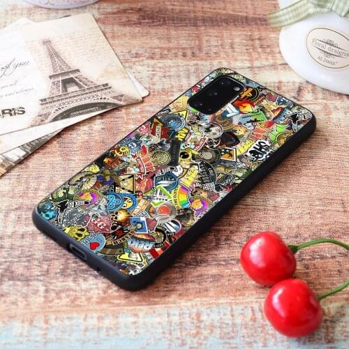 For Samsung Galaxy CSGO Sticker Bomb Soft TPU border Samsung Galaxy Case