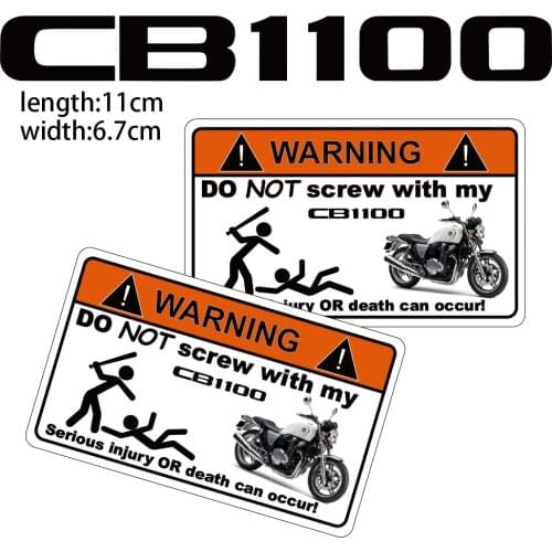 KODASKIN Motorcycle Cheap Creative Warning Sticker Decal for Honda CB1100