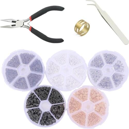 DIY Jewelry Findings Material Single Loops Open Jump Rings Mixed 4/5/6/7/8/10mm Split Rings For DIY Earring Jewelry Making