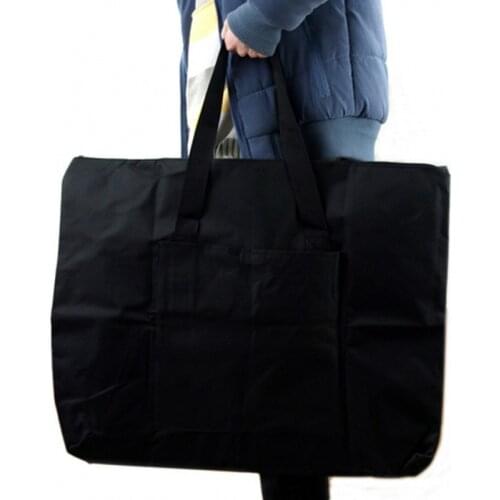 Canvas Painting Bag 4K Light All Black Portable Sketch Painting Board Large Capacity Travel Carrying Case Sketchpad Drawing Bag