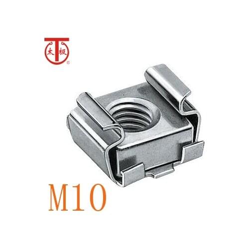 M10 ) Cassette Elastic Enclosure Card Cage Nuts ( Floating Nut ) / 50 pieces/lot