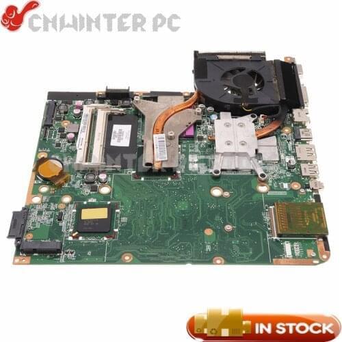 NOKOTION 578378-001 DAUT3MB28C0 DAUT3MB28C1 for HP DV6 DV6-1000 laptop motherboard HD4500 GPU PM45 DDR3 heatsink+T9400 CPU