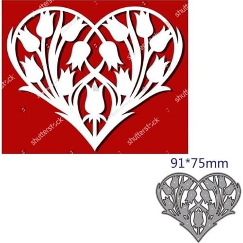 Metal cutting dies cut die mold Love flower decoration Scrapbook paper craft knife mould blade punch stencils dies