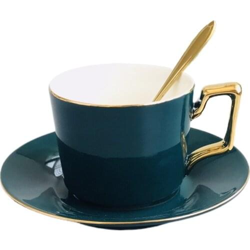 Europe Simple Coffee Cups Ethiopian Coffee Cup Set Saba Afternoon Tea 200ml Gift Gift Kitchen Dining Bar Tazer