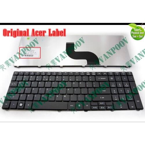 New US Laptop keyboard for Acer Aspire AS5538 AS5536G AS5536 8940G 8935G 7741 7740G 7740 7738G 7738 7736 7735z 7735 Black