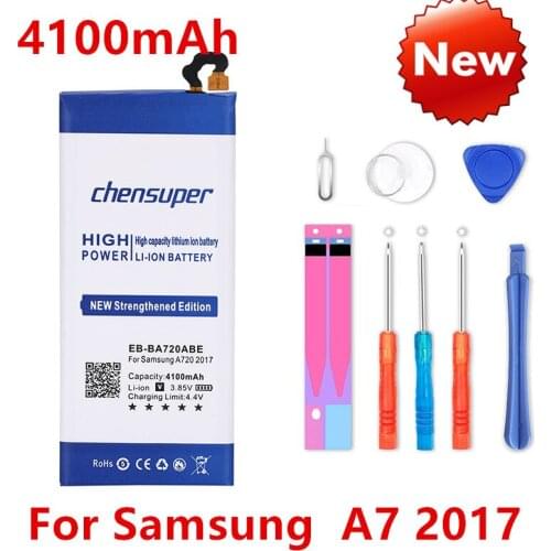 New 4200mAh Battery For Samsung Galaxy A7 2017 / SM-A720 A720F A720S Galaxy J7 Pro SM-J730F / J7 2017 EB-BA720ABE Batteries