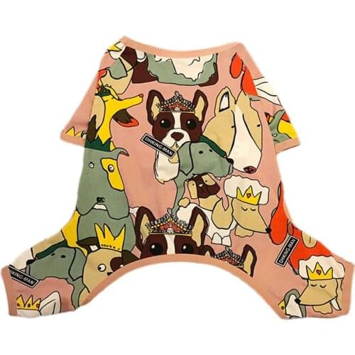 Pet Dog Clothes for Small Dogs Cotton Dog Jumpsuit for French Bulldog Yorkies Overalls for Chihuahua Pet Clothing Pug Apparel