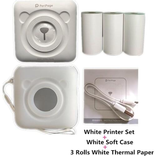 GOOJPRT Mini Portable Photo Printer Gift Thermal Label Bluetooth Printer Soft Protection Case Free APP Sticker Web Notes Printer