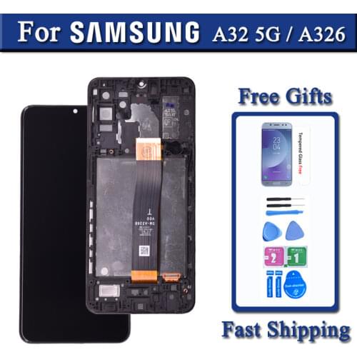 Display For Samsung Galaxy A32 5G A326 LCD Display Touch Screen Digitizer For A326B A326B SM-A326BR A326BR A326U Replacement