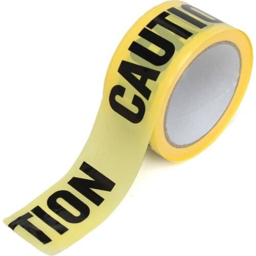NEW 25mx5cm Roll Yellow Caution Tape for Safety Barrier for Police Barricade for Contractors New Arrival
