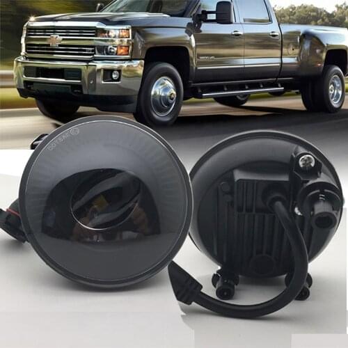 2pcs Led Fog Lights for Chevy 07-14 Suburban Bumper Front Fog Lights For Tahoe/07-13 Avalanche/10-13 Camaro/15-16 Colorado
